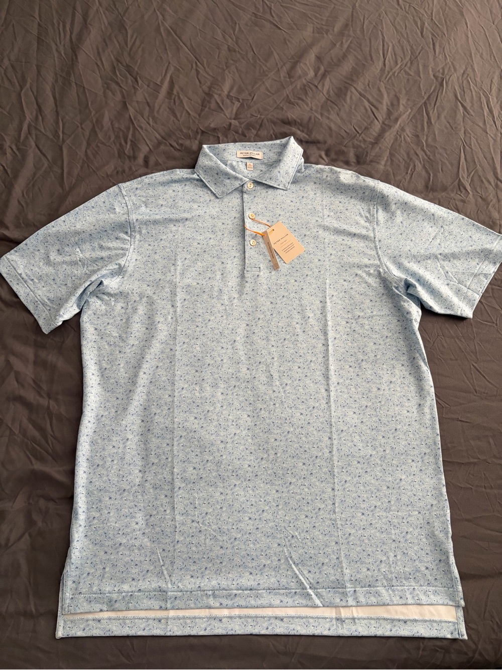 Peter Millar Summer Comfort Golf Polo “Melody” | Men’s Large | $118 Blue NEW